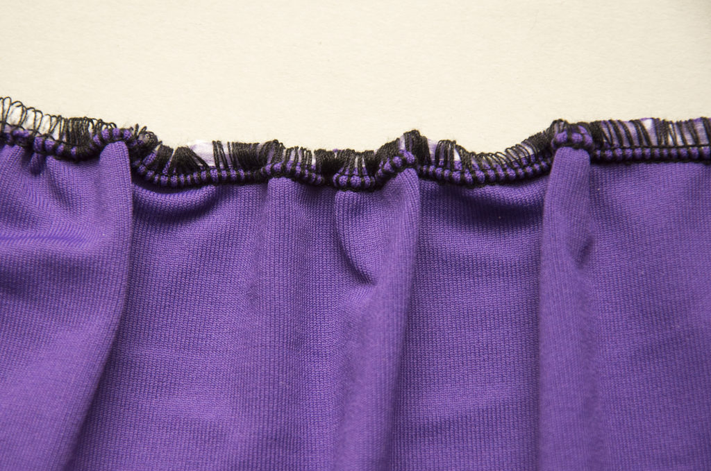 How to sew gathers on a serger