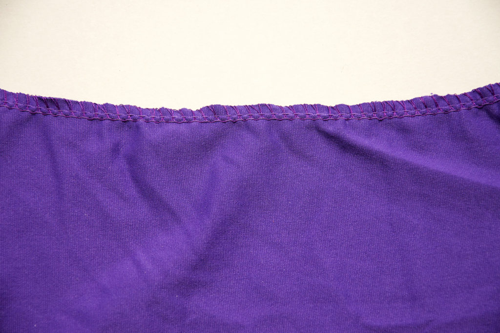 How to sew gathers on a serger