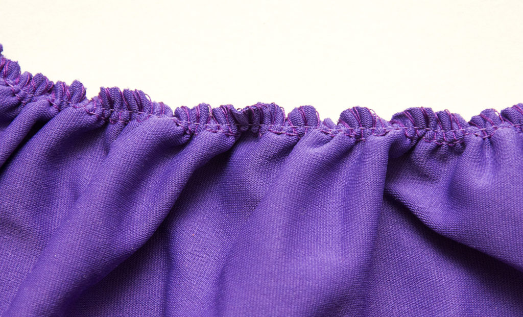 How to sew gathers on a serger