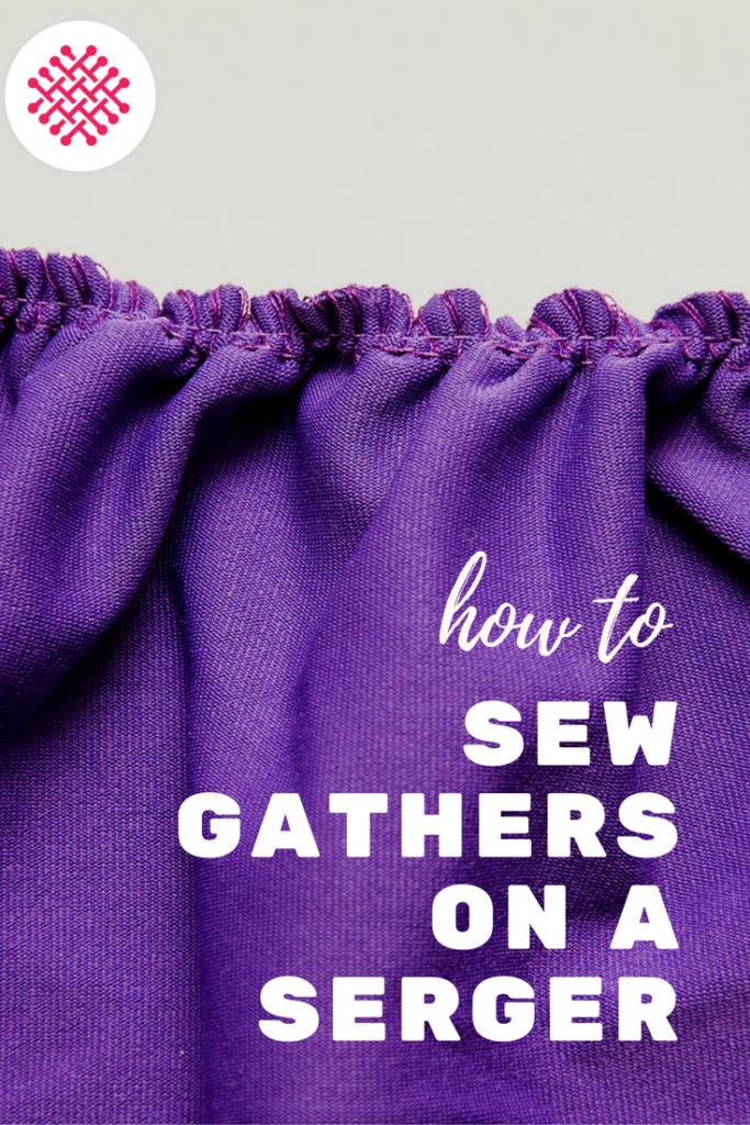 How to sew gathers on a serger