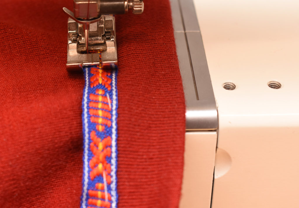 Twill tape neckline tutorial