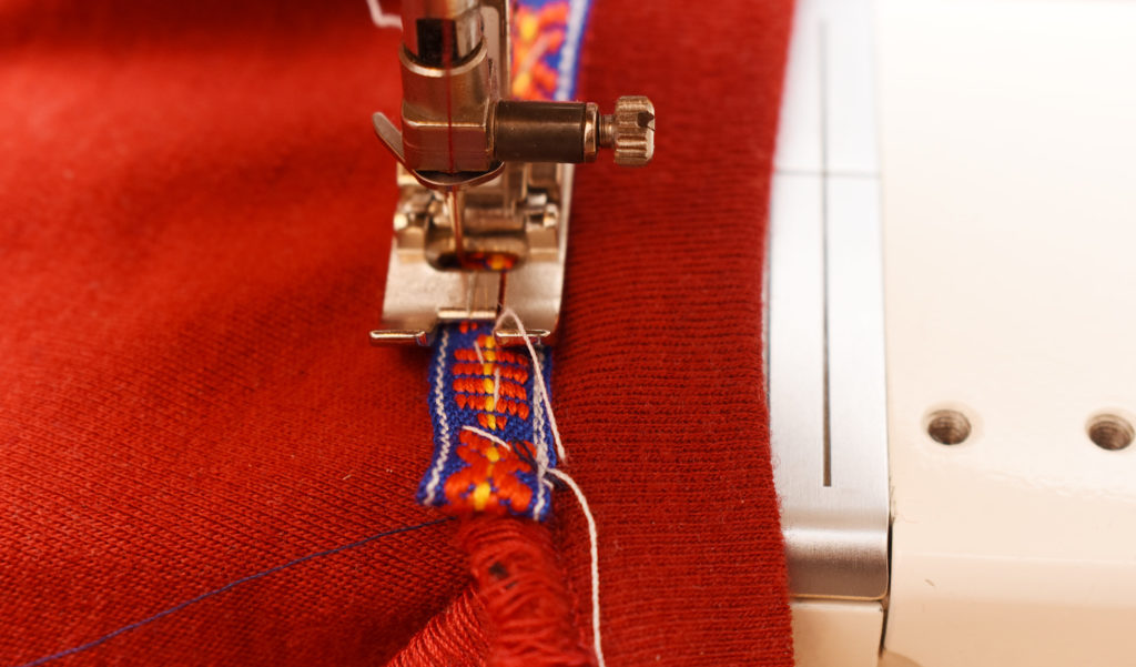 Twill tape neckline tutorial