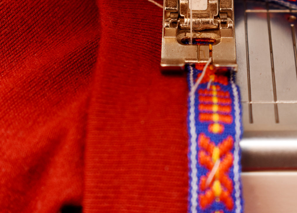 Twill tape neckline tutorial