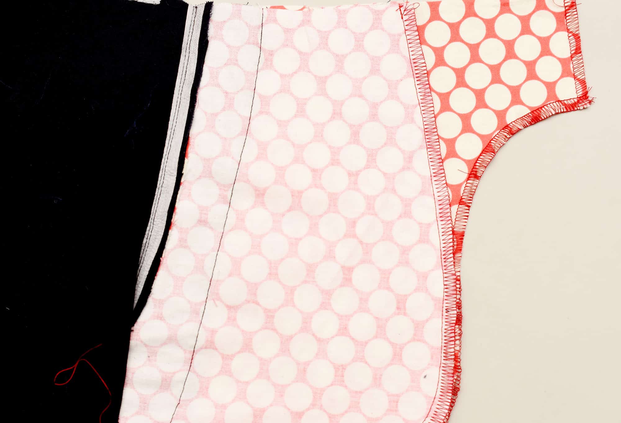 Sewing a faced trouser pocket