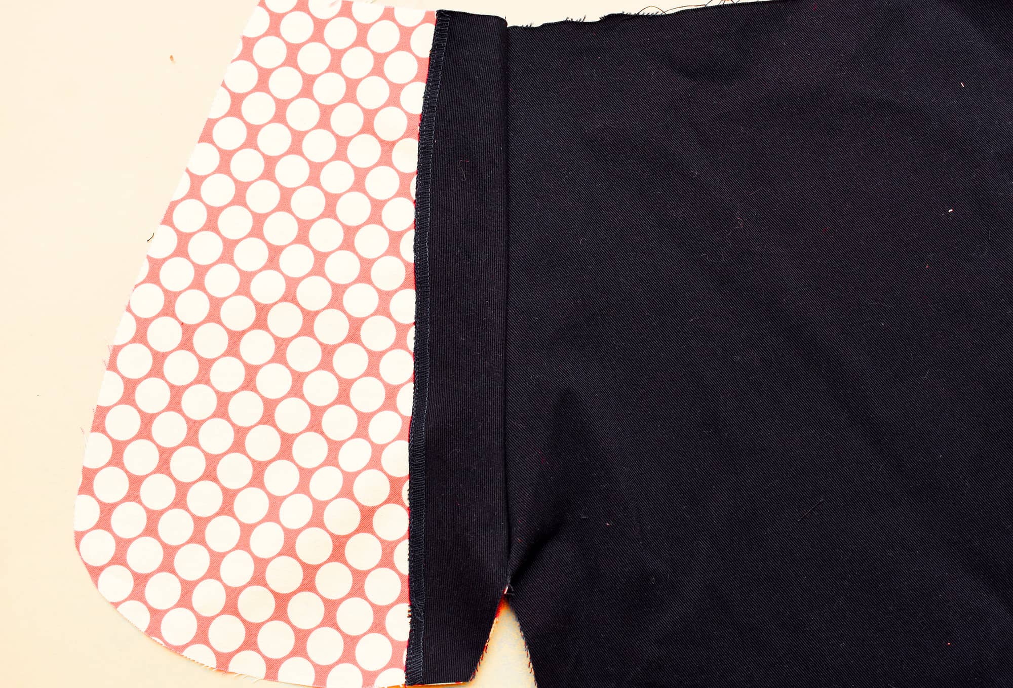 Sewing a faced trouser pocket