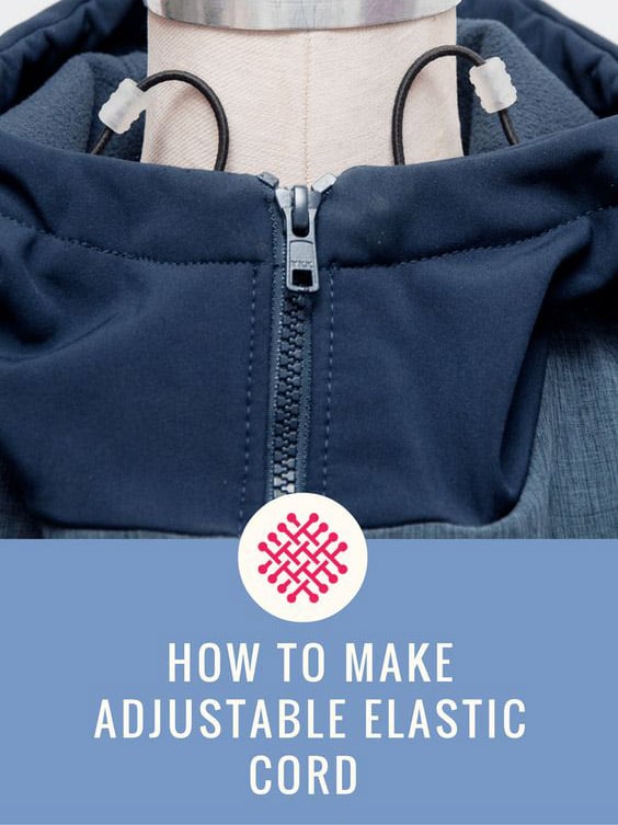 how to make adjustable elastic cord drawstrings with stoppers Sewing Activewear