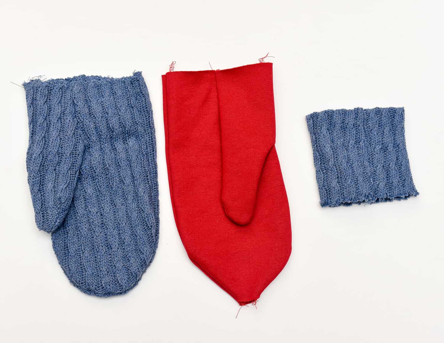 How to lining on mittens